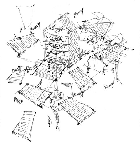 FLEDERHAUS Skizze